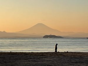 2022年12月中旬の逗子海岸